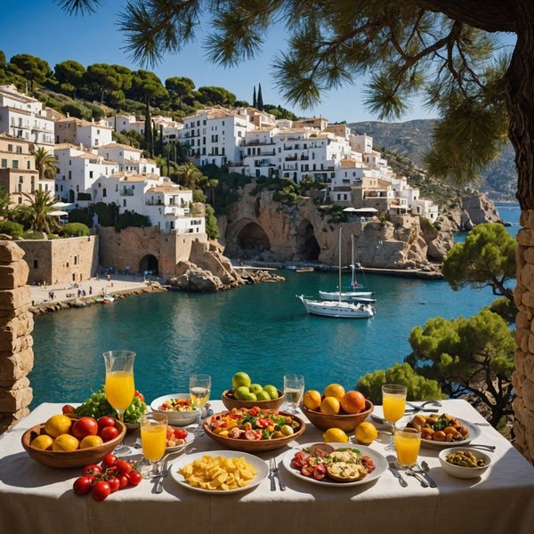 Où peut-on trouver une maison de vacances en Espagne avec des cours de cuisine méditerranéenne et des excursions en bateau?