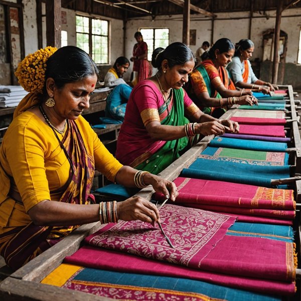 Où découvrir les traditions de la fabrication du textile en Inde?